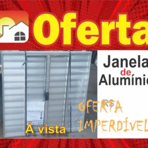 Janela de alumínio veneziana Menor Preço Depósito Nelson Patez Oferta