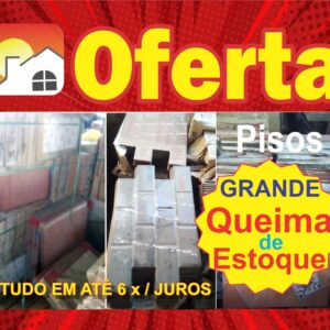 Oferta de pisos ceramicos ponta de estoque - Depósito Nelson Patez - Embu