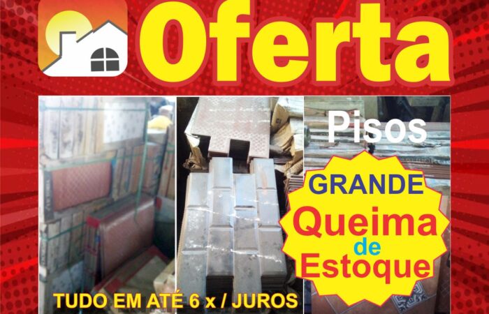 Oferta de pisos ceramicos ponta de estoque - Depósito Nelson Patez - Embu