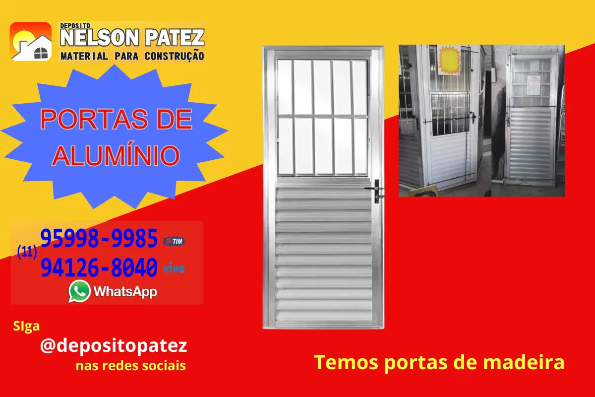 Porta de Alumínio em Promoção