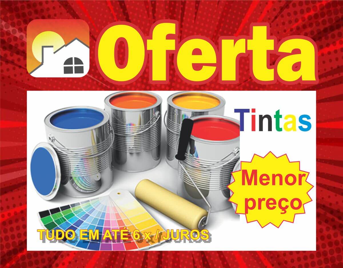 Grande Oferta de Tintas | Pintura externa e Interna