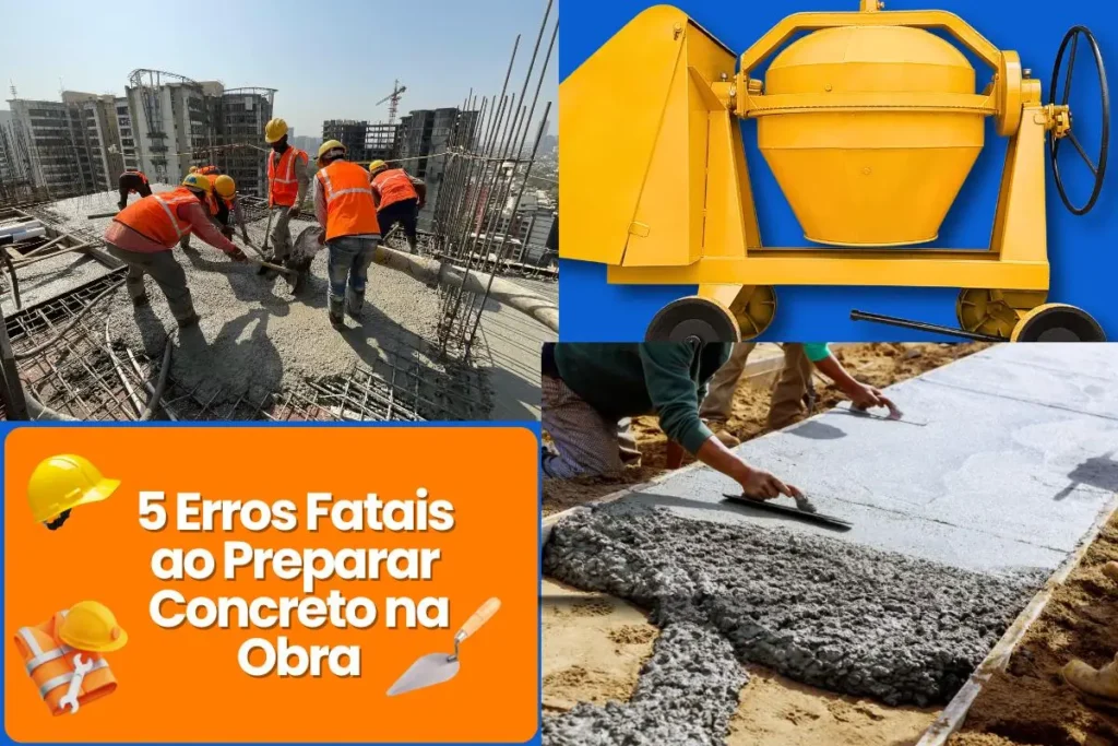 5 Erros Fatais ao Preparar Concreto na Obra