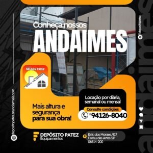 Aluguel De Andaimes Empresa De Locação De Equipamentos Depósito Patez